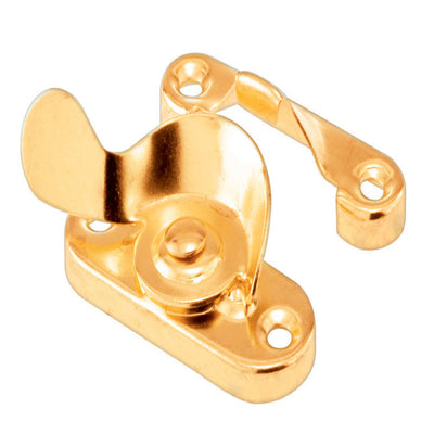 Prime-Line Brass-Plated Gold Steel Sash Lock