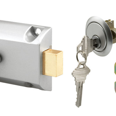 Prime-Line 1.5 in. W X 3.75  L Diecast Deadbolt Lock