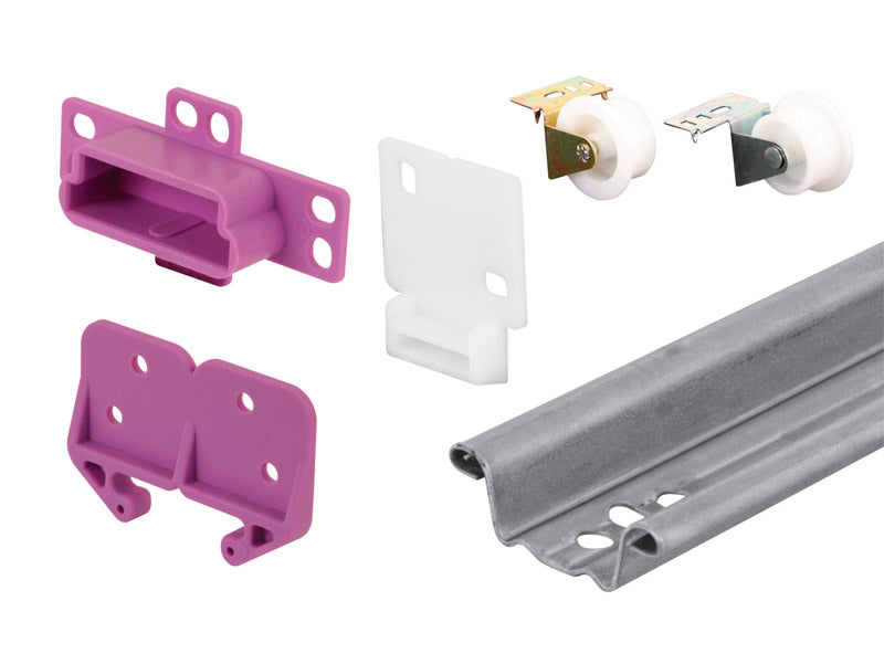 Prime-Line 22 in. L Plastic Center Guide Drawer Guide Roller Assembly