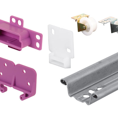 Prime-Line 22 in. L Plastic Center Guide Drawer Guide Roller Assembly