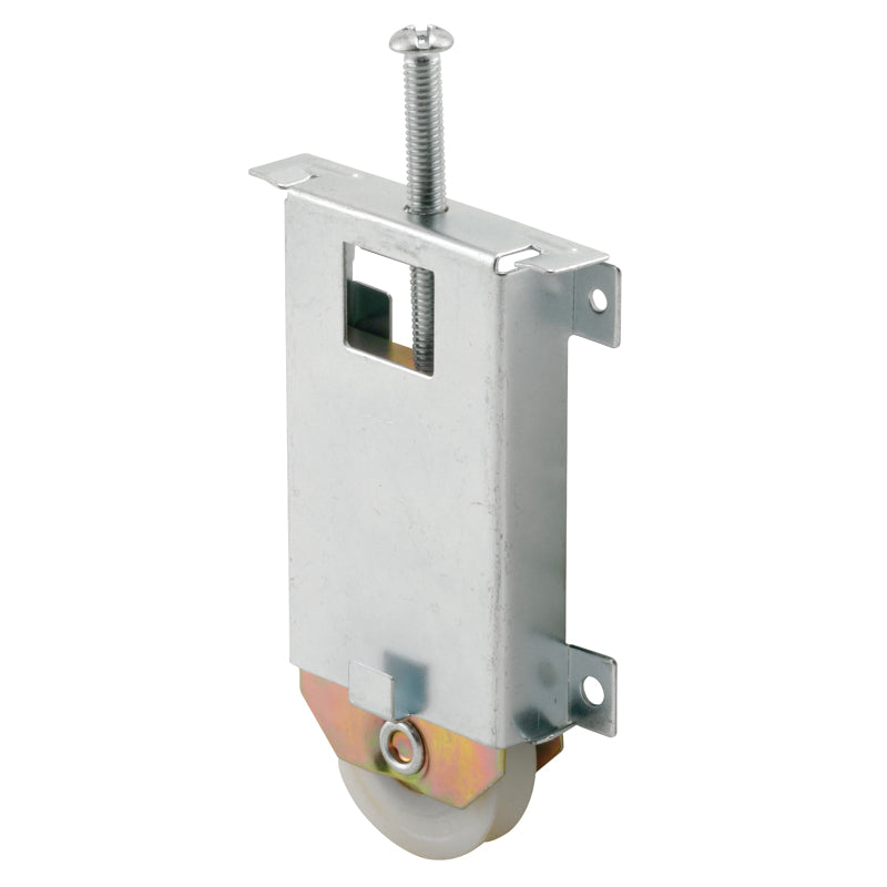 Prime-Line 1.5 in. D X 2.5 in. L Zinc-Plated Silver Steel Mirror/Wardrobe Door Roller