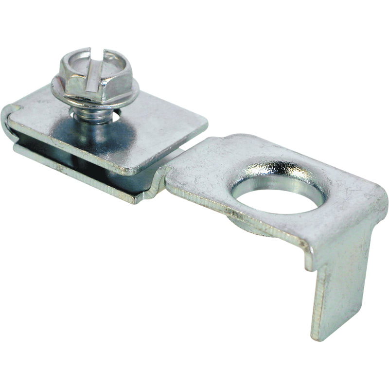 Prime-Line 0.38 in. D X 1.25 in. L Zinc-Plated Silver Steel Bracket
