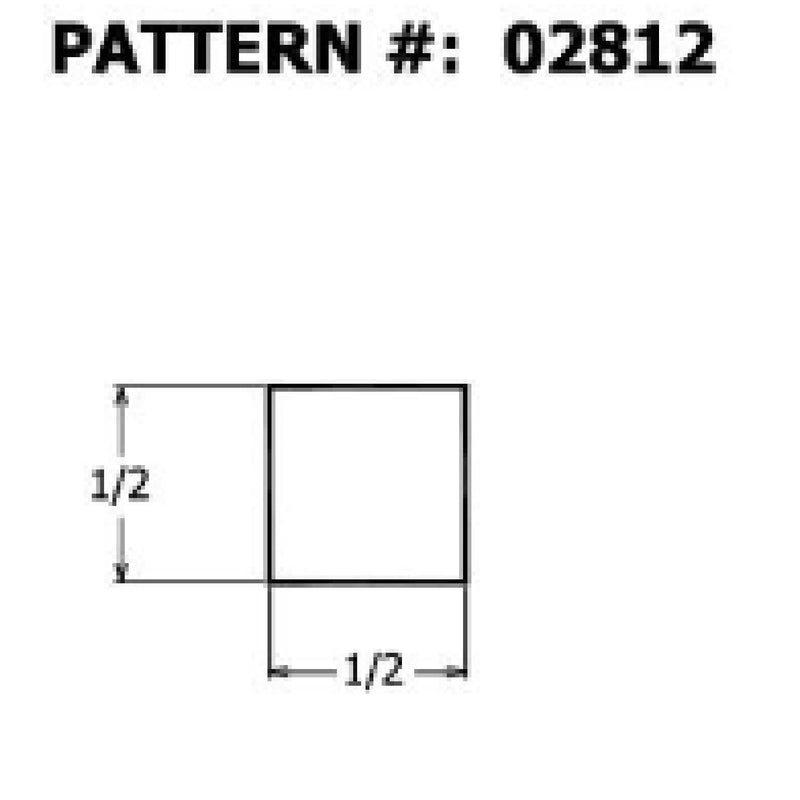 Alexandria Moulding Square Hardwood Dowel 1/2 in. D X 36 in. L Purple