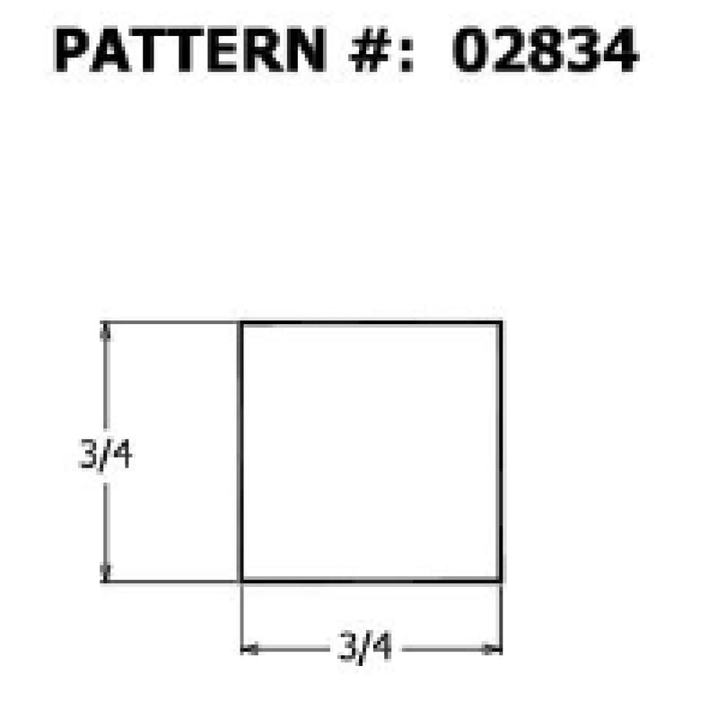 Alexandria Moulding Square Hardwood Dowel 3/4 in. D X 36 in. L Red