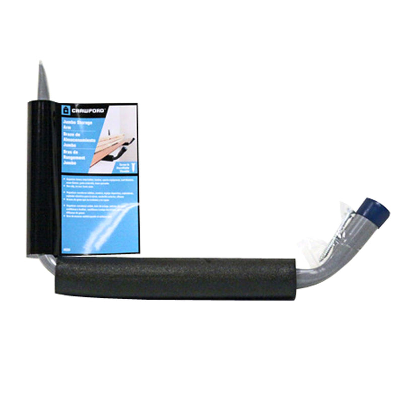 Crawford 1.13 in. L Gray Steel Jumbo Storage Arm Hanger Holder 50 lb. cap.