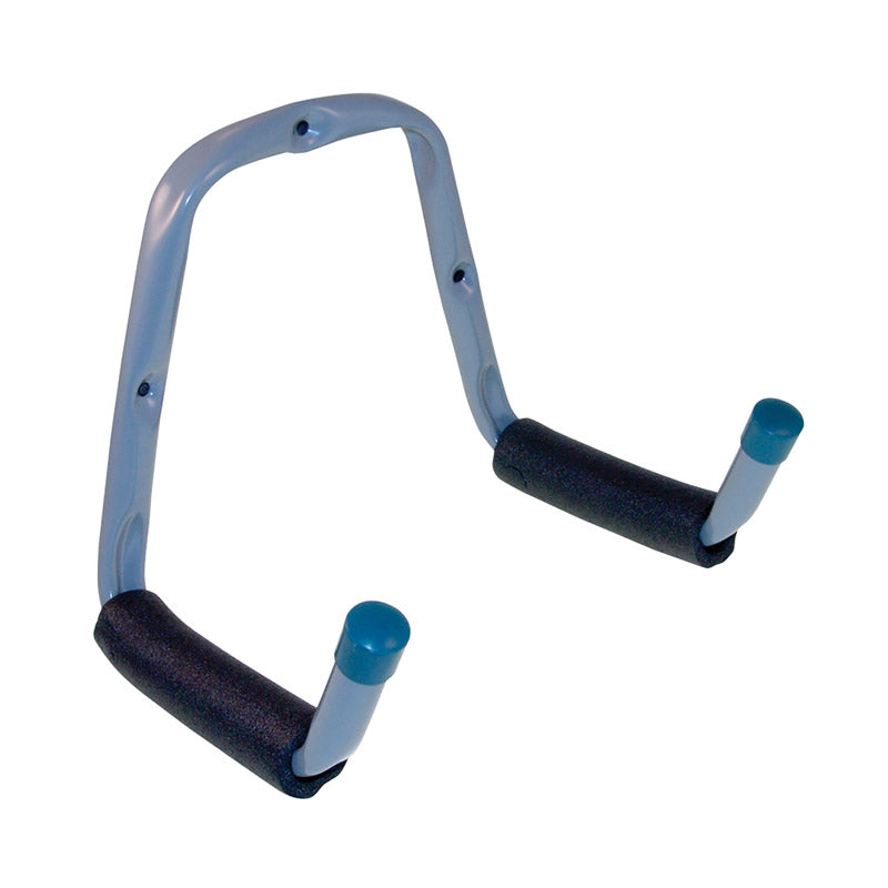 Crawford 9.75 in. L Powder Coated Gray Steel Double Arm Ladder Hook 75 lb. cap.