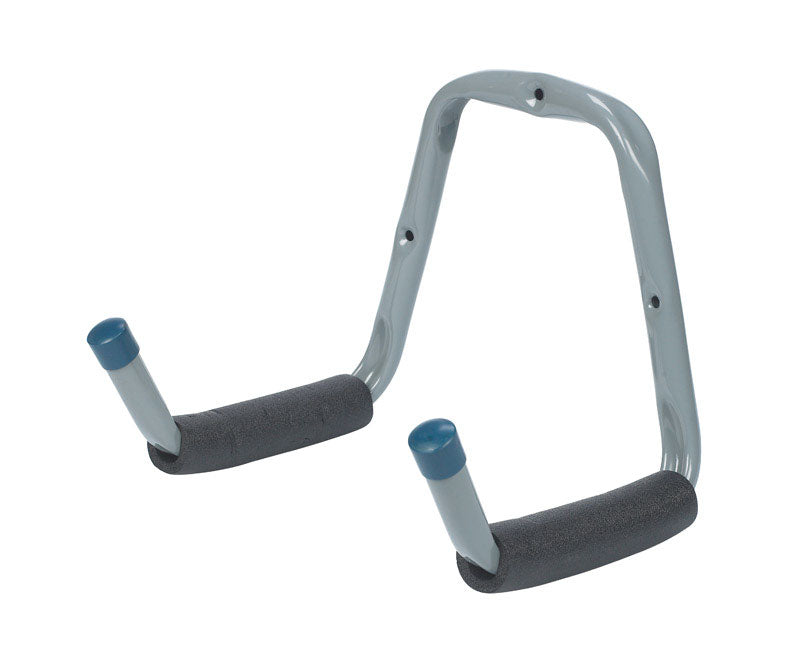 Crawford 9.75 in. L Powder Coated Gray Steel Double Arm Ladder Hook 75 lb. cap.