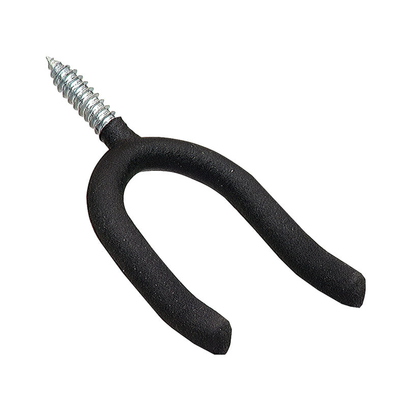 Crawford 2.63 in. L Vinyl Coated Black Steel Large Super Tool Hook 50 lb. cap.