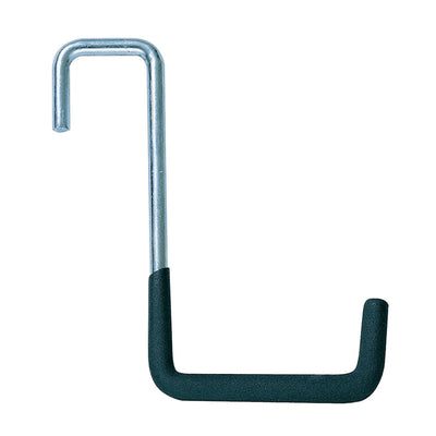Crawford 7.75 in. L Vinyl Coated Black Steel Large Heavy Duty Super Rafter Hook 50 lb. cap.