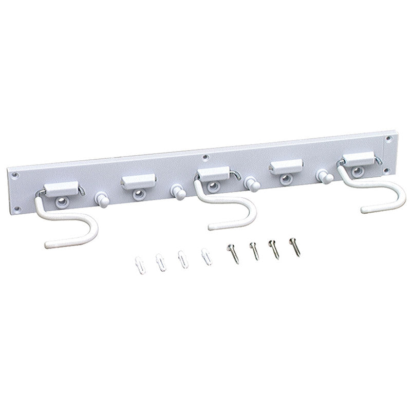 Crawford 16 in. L White Steel Adjustable Storage Organizer Rack 12 lb. cap.