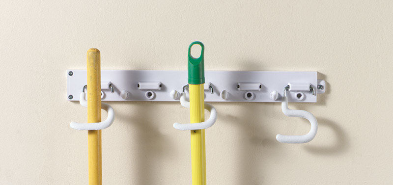 Crawford 16 in. L White Steel Adjustable Storage Organizer Rack 12 lb. cap.