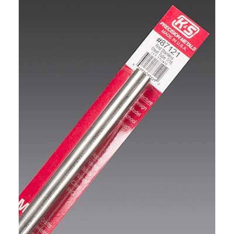 K&S 7/16 in. D X 1 ft. L Stainless Steel Tube