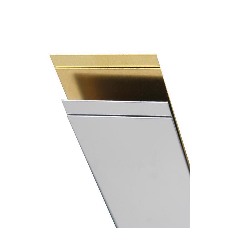 K&S 12 in. L X 1/2 in. W Stainless Steel Strip