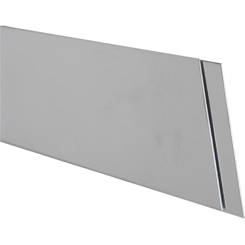 K&S 12 in. L X 1 in. W Mirror Stainless Steel Strip