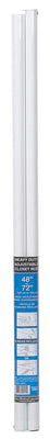 John Sterling Heavy Duty 72 in. L X 1-1/4 in. D Adjustable Powder Coated Steel Closet Rod