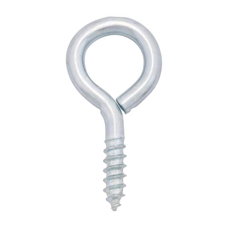 Hampton 3/16 in. D X 1-5/8 in. L Zinc-Plated Steel Screw Eye 60 lb. cap. 50 pk