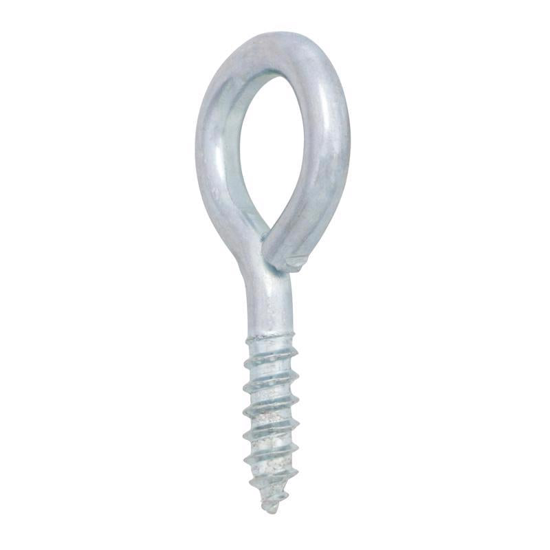 Hampton 3/16 in. D X 1-5/8 in. L Zinc-Plated Steel Screw Eye 60 lb. cap. 50 pk