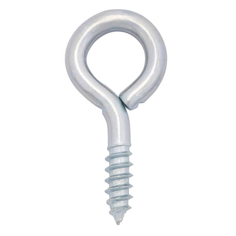 Hampton 9/32 in. D X 2-13/16 in. L Zinc-Plated Steel Screw Eye 120 lb. cap. 50 pk