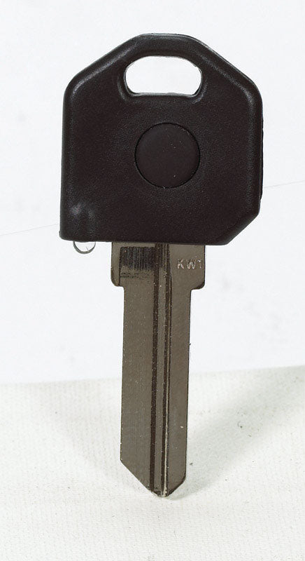 Giant Concepts LLC Keylights Black Head House Key Blank w/Flashlight KW1 Single For Kwikset KW1