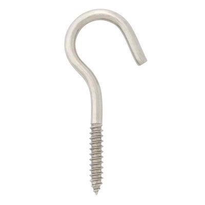 Hampton Small Stainless Steel 4.3 in. L Ceiling Hook 100 lb