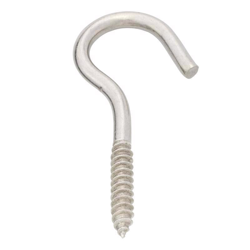Hampton Small Stainless Steel 4.3 in. L Ceiling Hook 100 lb