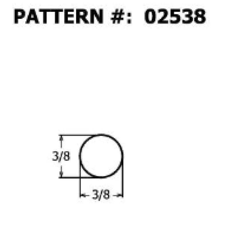 Alexandria Moulding Round Ramin Hardwood Dowel 3/8 in. D X 48 in. L Orange