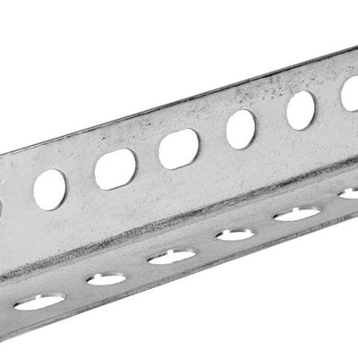 SteelWorks 0.048 in. X 1-1/4 in. W X 48 in. L Zinc Plated Steel Slotted Angle