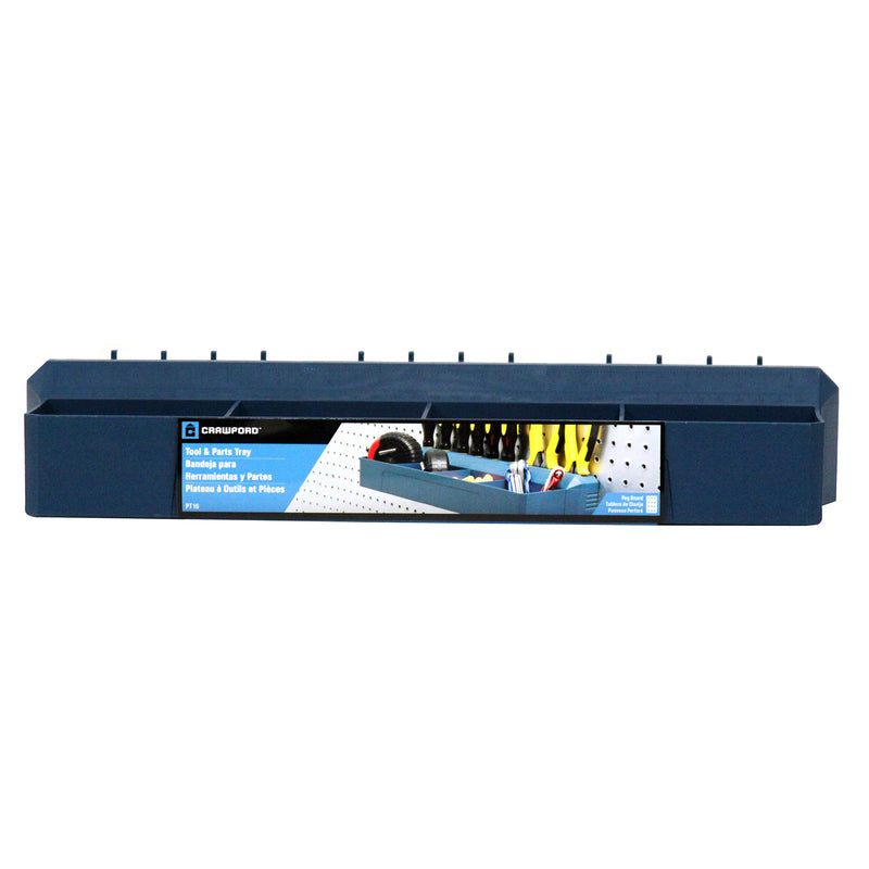 Crawford Blue Polypropylene 5.83 in. Tool and Parts Tray