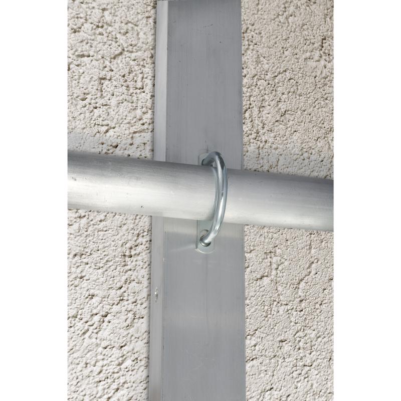 Hampton 3/8 in. X 2-1/2 in. W X 3-5/8 in. L Coarse Zinc-Plated Steel U-Bolt