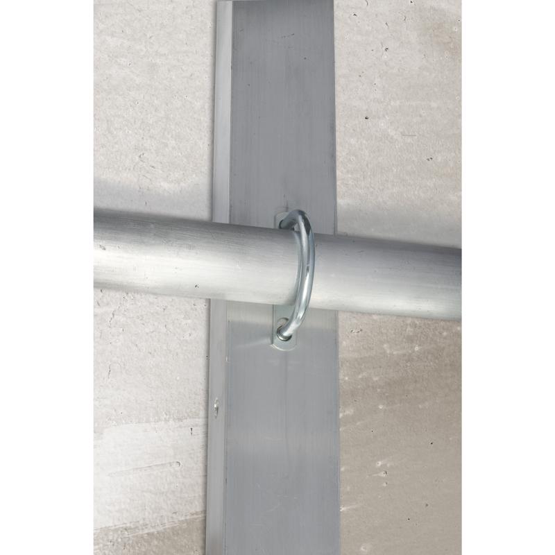 Hampton 3/8 in. X 2-1/2 in. W X 3-5/8 in. L Coarse Zinc-Plated Steel U-Bolt