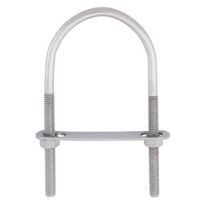 Hampton 5/16 in. X 2-1/2 in. W X 5-3/16 in. L Coarse Stainless Steel U-Bolt