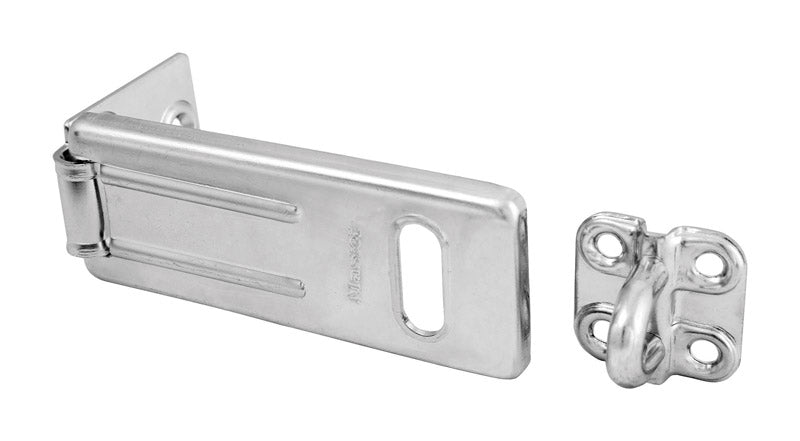 Master Lock Zinc-Plated Hardened Steel 3-1/2 in. L Hasp