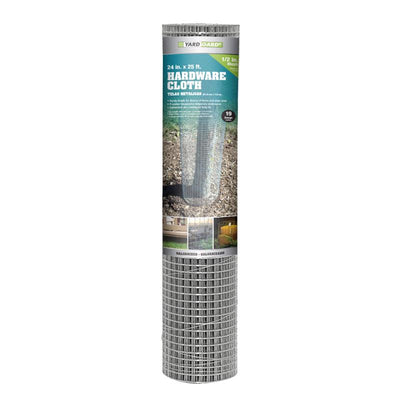 Garden Craft 24 in. H X 25 ft. L Galvanized Steel Hardware Cloth 1/2 in.