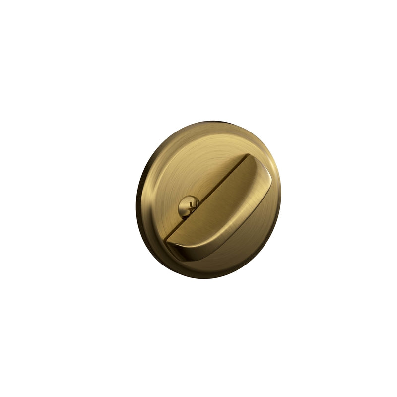 Schlage B-Series Antique Brass Brass Single Cylinder Deadbolt