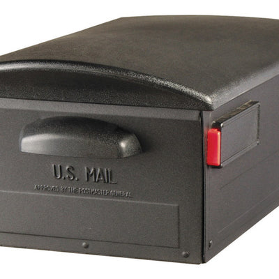 Architectural Mailboxes Mailsafe Classic Plastic Post Mount Black Mailbox