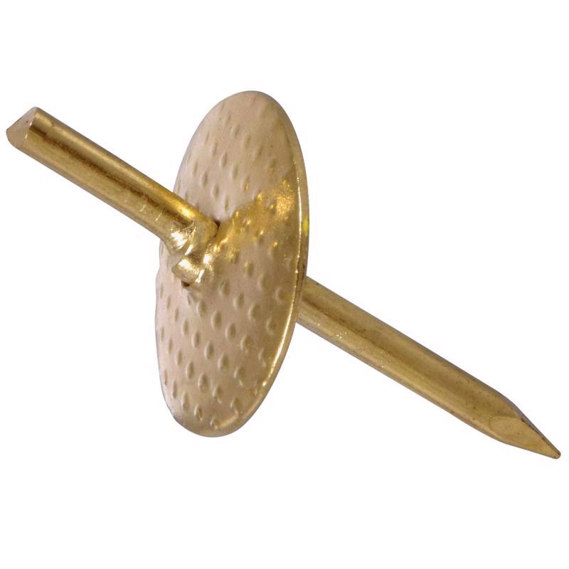HILLMAN Brass-Plated One Piece Quick Hanger 10 lb
