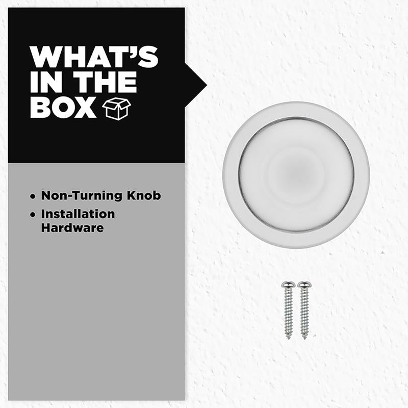 Kwikset Tylo Satin Chrome Dummy Knob Right or Left Handed