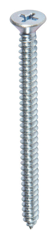 HILLMAN No. 10 Ga. X 2-1/2 in. L Phillips Flat Head Sheet Metal Screws 100 pk