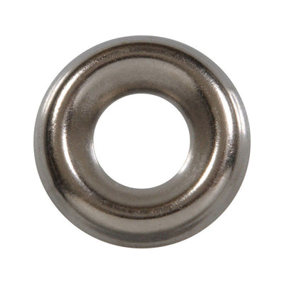 HILLMAN Nickel-Plated Steel .190 in. Countersunk Finish Washer 100 pk