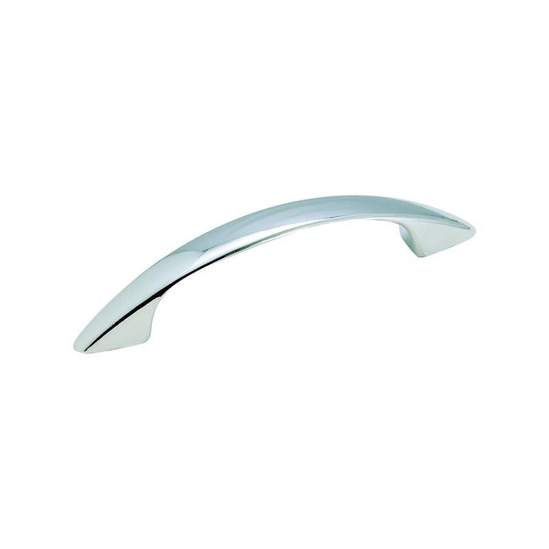 Amerock Contemporary Arch Cabinet Pull 3 in. Polished Chrome Silver
