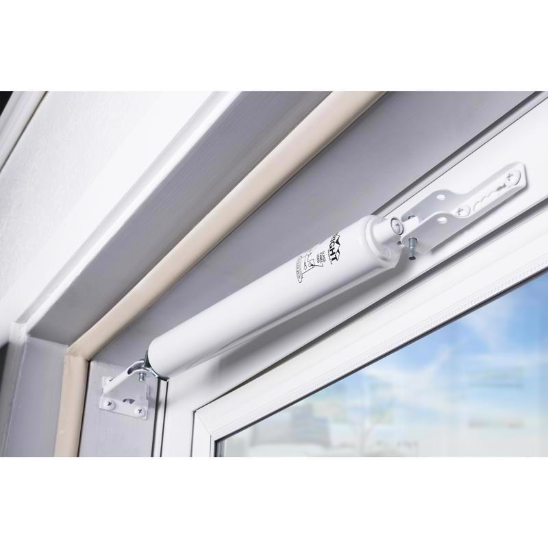 Wright White Aluminum Pneumatic Door Closer