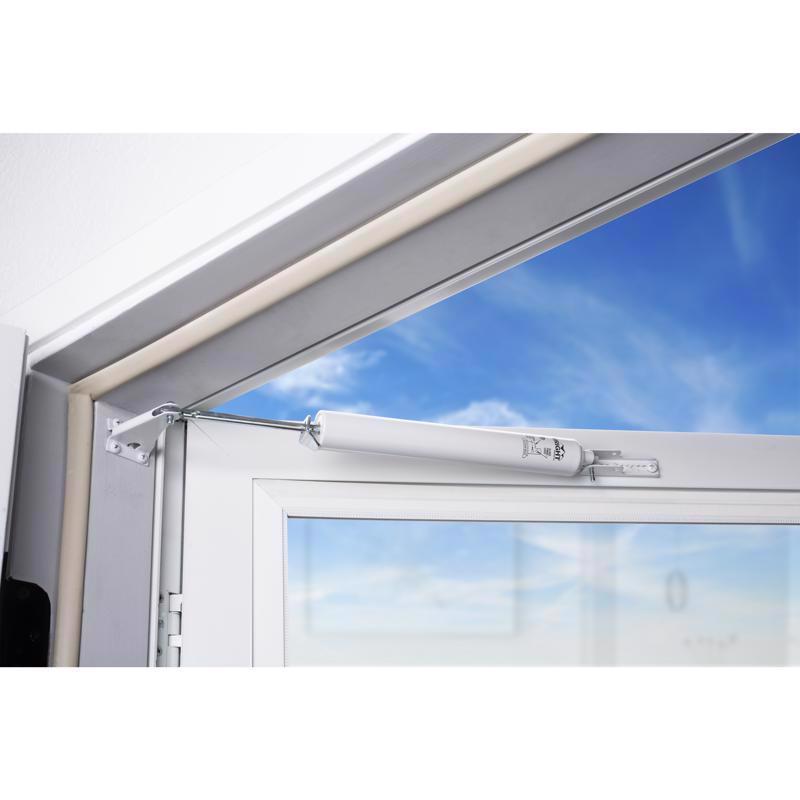 Wright White Aluminum Pneumatic Door Closer