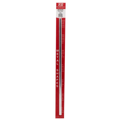 K&S 12 in. L X 5/16 in. D Aluminum Rod