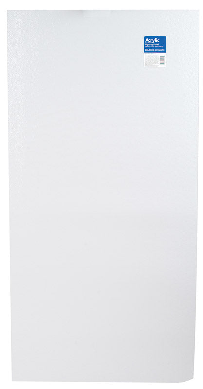Plaskolite Optix Cracked Ice 47.75 in. L X 23.75 in. W Square Edge Lighting Panel