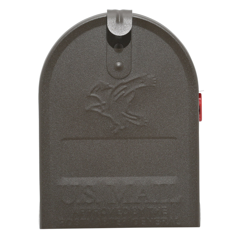 Architectural Mailboxes Elite Classic Galvanized Steel Post Mount Venetian Bronze Mailbox