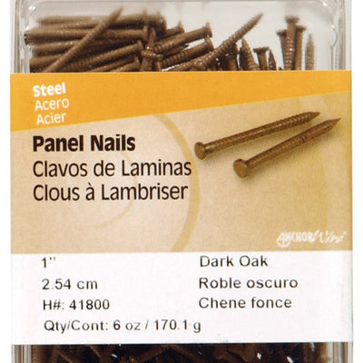 HILLMAN Anchor Wire 1-5/8 in. Panel Coated Steel Nail Flat Head 6 lb