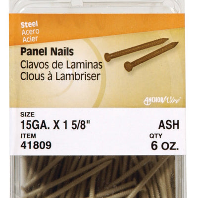 HILLMAN Anchor Wire 1-5/8 in. Panel Coated Steel Nail Flat Head 6 oz