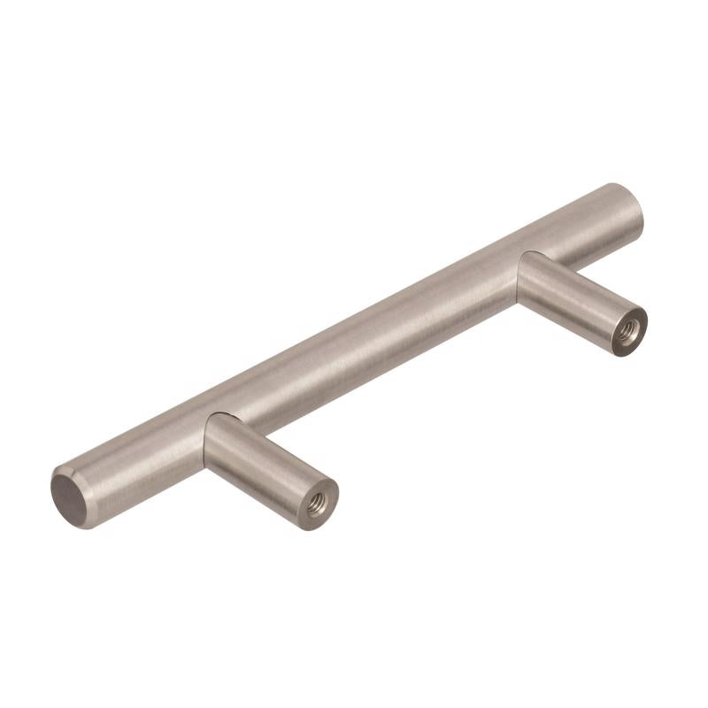 Amerock Contemporary Bar Cabinet Pull 3 in. Stainless Steel Silver