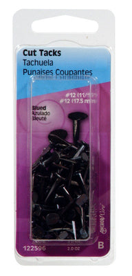 HILLMAN Anchor Wire No. 12 X 11/16 in. L Blue Steel Cut Tacks