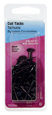 HILLMAN Anchor Wire No. 16 X 13/16 in. L Blue Steel Cut Tacks
